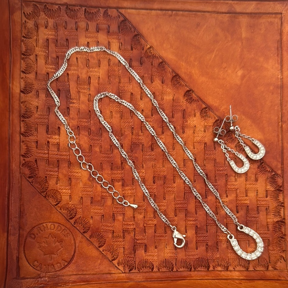 *Rodeo season is here!* Montana Silversmith Necklace and Earring Set